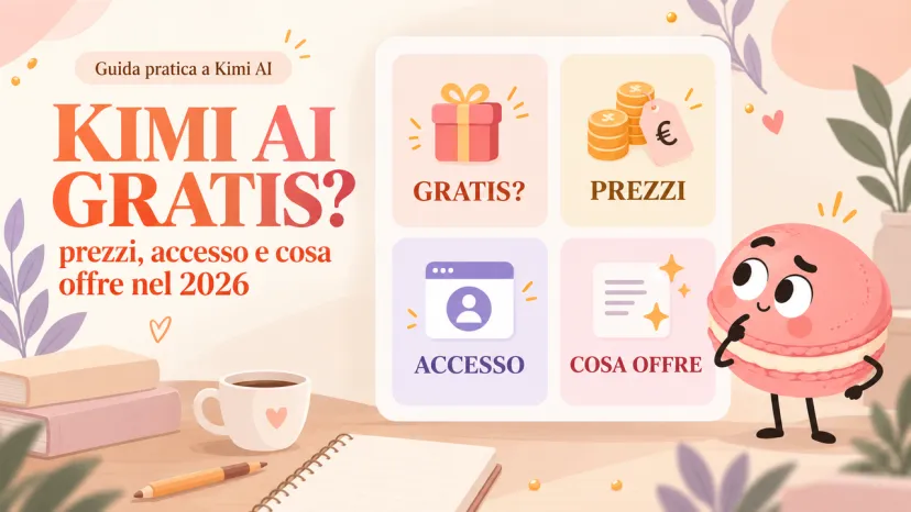 Scopri se Kimi AI è gratis nel 2026. Una guida pratica su prezzi, accesso e tutte le funzionalità offerte agli utenti.