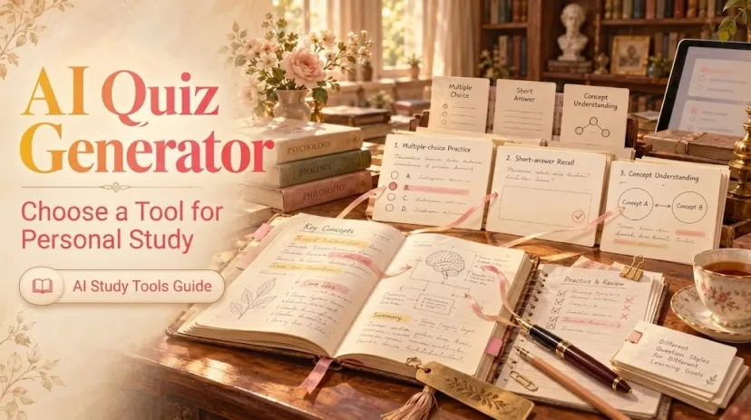 AI Quiz Generator: Choose a Tool for Personal Study Discover how an ai quiz generator transforms study notes and textbooks into custom practice questions and exams.