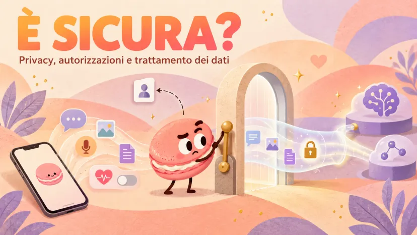 Scopri se Macaron AI è sicura esplorando le nostre politiche di privacy e il trattamento dei dati personali.