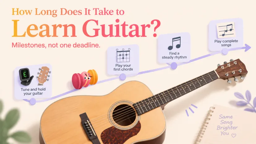 How Long Does It Take to Learn Guitar? A milestone path answers how long does it take to learn guitar without promising one universal timeline.