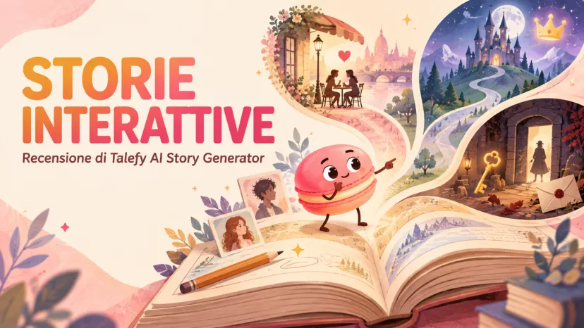 Scopri la recensione completa di Talefy AI Story Generator, lo strumento per creare fantastiche storie interattive.
