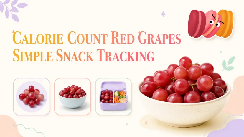 Simple Snack Tracking for Calorie Count Red Grapes A bowl of fresh fruit alongside helpful meal prep containers for managing your calorie count red grapes.