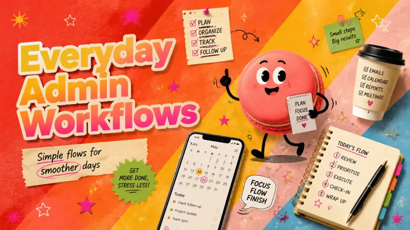 Workflow Examples for Everyday Life Admin Workflow Examples for Everyday Life Admin