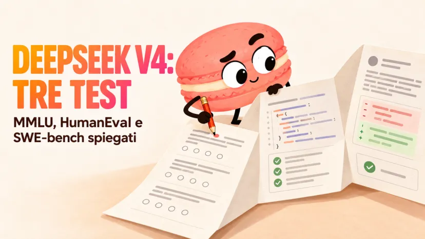 Panoramica sui test MMLU e SWE-bench per comprendere il DeepSeek V4 benchmark.