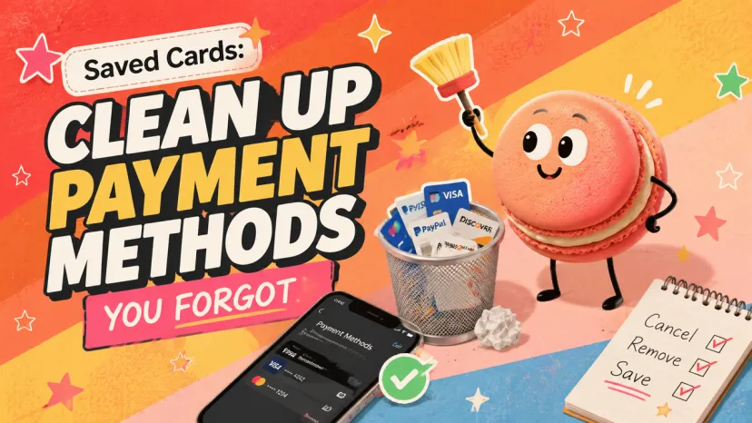Saved Cards: Clean Up Payment Methods You Forgot