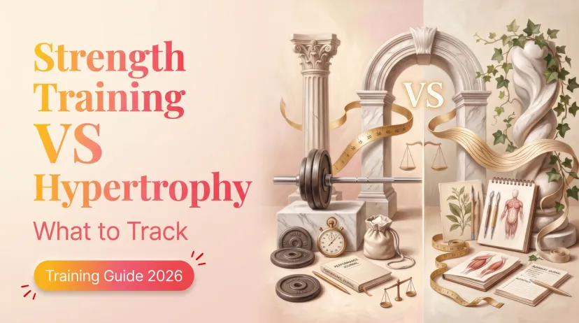 An in-depth guide comparing strength training vs hypertrophy, helping fitness enthusiasts track goals in 2026.