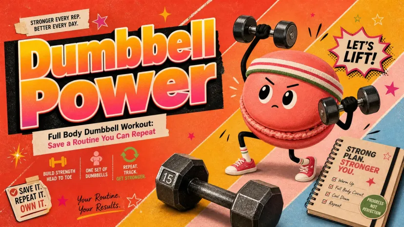 Full Body Dumbbell Workout: Save a Routine You Can Repeat Full Body Dumbbell Workout: Save a Routine You Can Repeat