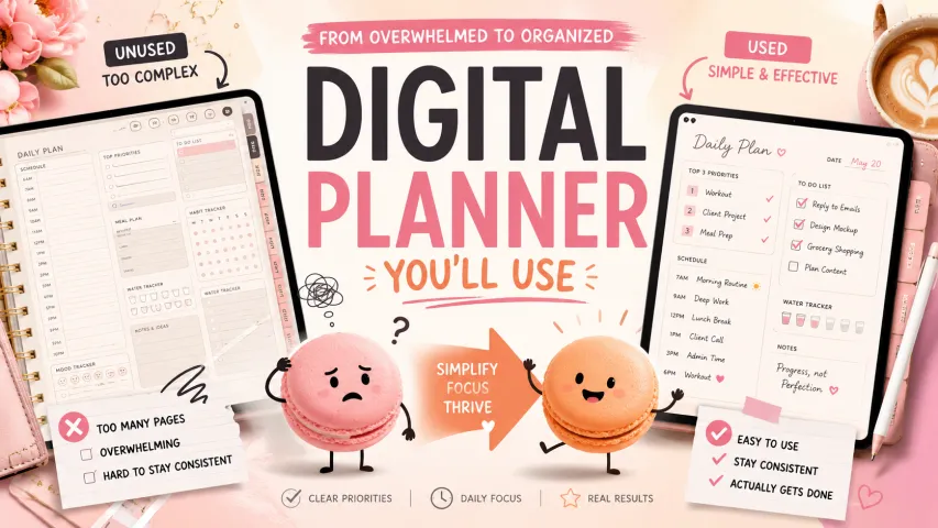 How to Make a Digital Planner You'll Use