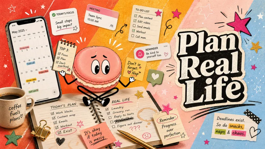 Digital Monthly Planner for Real-Life Planning