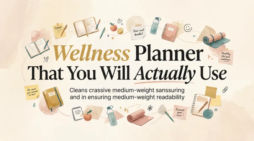Wellness Planner That You Will Actually Use