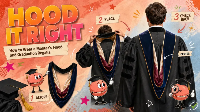 How to Wear a Master's Hood and Graduation Regalia