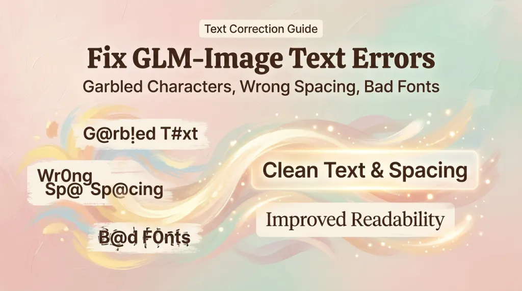 Fix GLM-Image Text Errors: Garbled Characters, Wrong Spacing, Bad Fonts