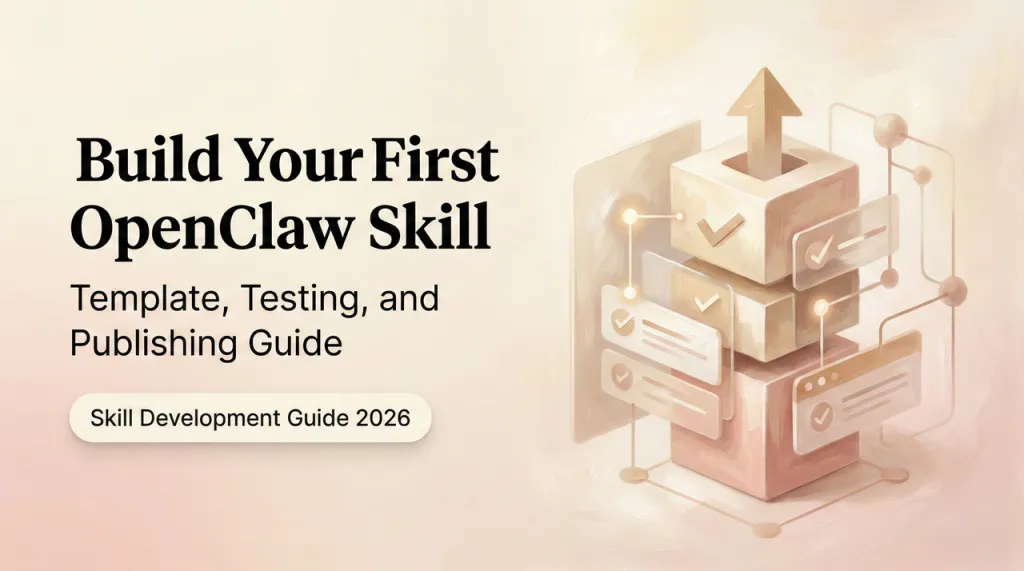 How to Build Your First OpenClaw Skill: Template, Testing, and Publishing Guide