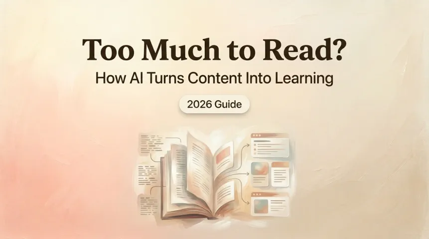 Too Much to Read? How AI Turns Content Into Learning