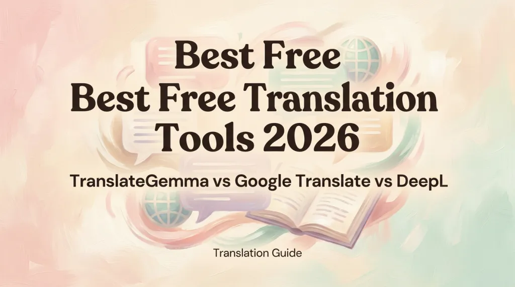 Best Free Translation Tools 2026: TranslateGemma vs Google Translate vs DeepL