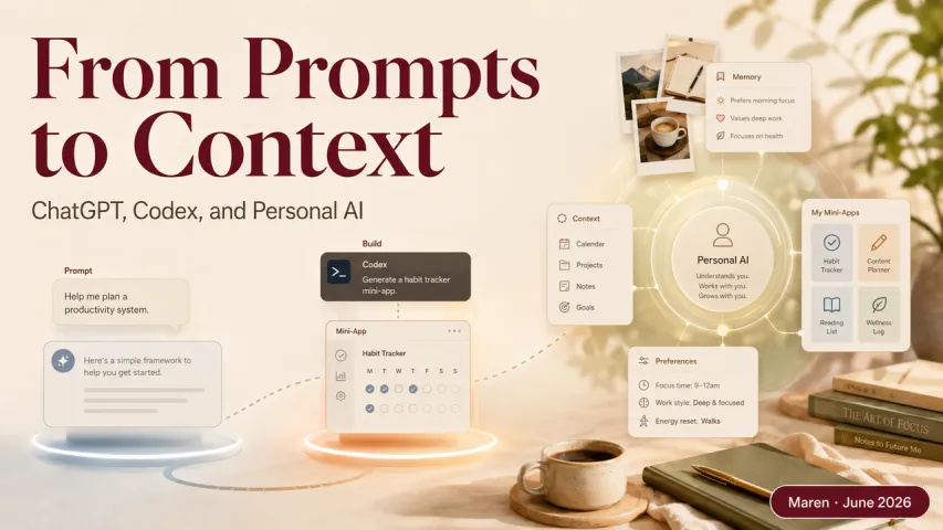 ChatGPT, Codex and Personal AI: From Prompts to Context