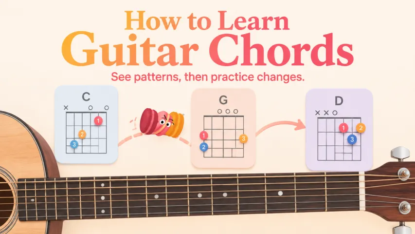 How to Learn Guitar Chords Without Memorizing Everything