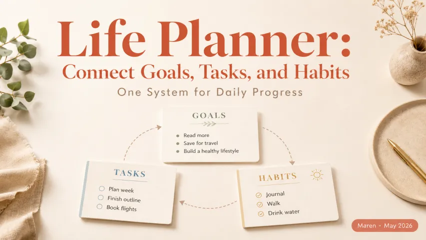 Life Planner: Connect Goals, Tasks, and Habits
