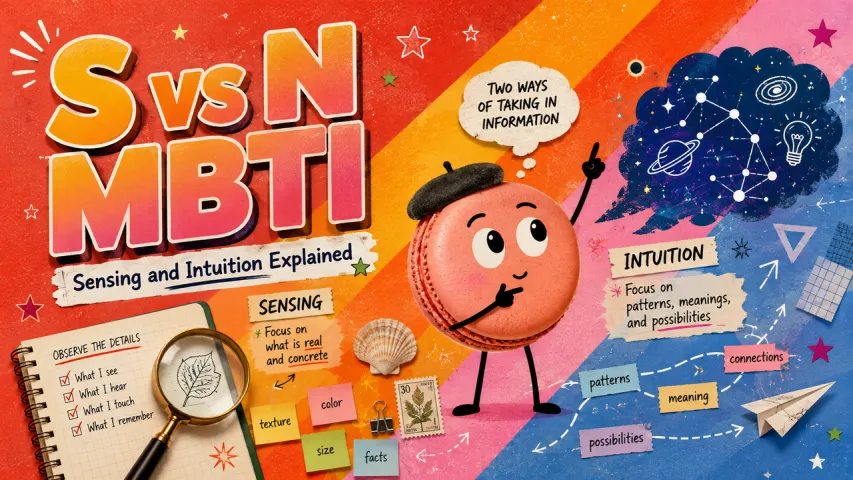 S vs N MBTI: Sensing and Intuition Explained