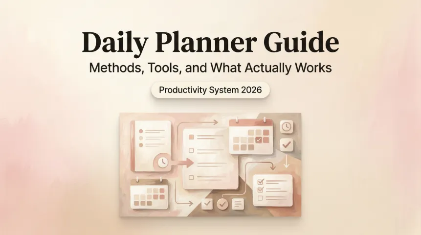 Daily Planner Guide: Methods, Tools, and What Actually Works