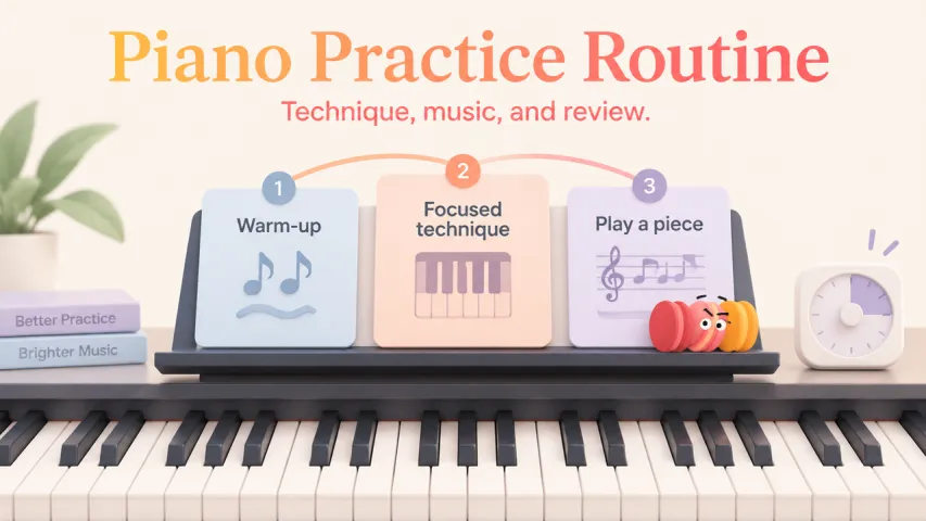 Piano Practice Routine: What to Do Each Day