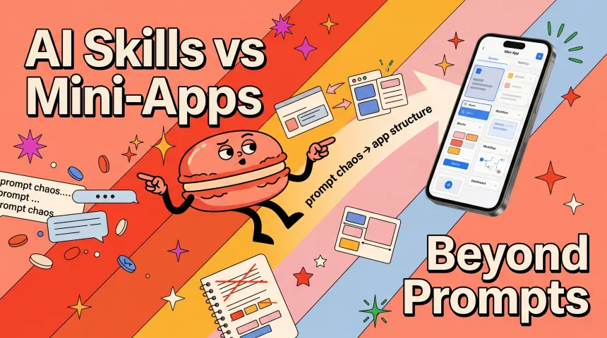 AI Skills vs Mini-Apps: Why Prompts Are Not Enough