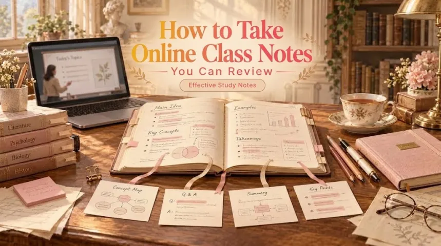 How to Take Online Class Notes You Can Review