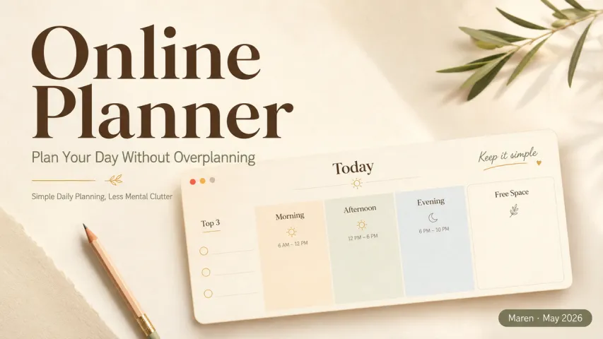 Online Planner: Plan Your Day Without Overplanning