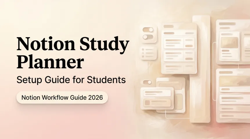 Notion Study Planner: Setup Guide for Students