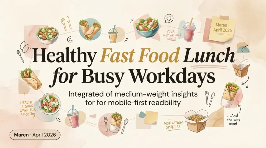 Healthy Fast Food Lunch for Busy Workdays