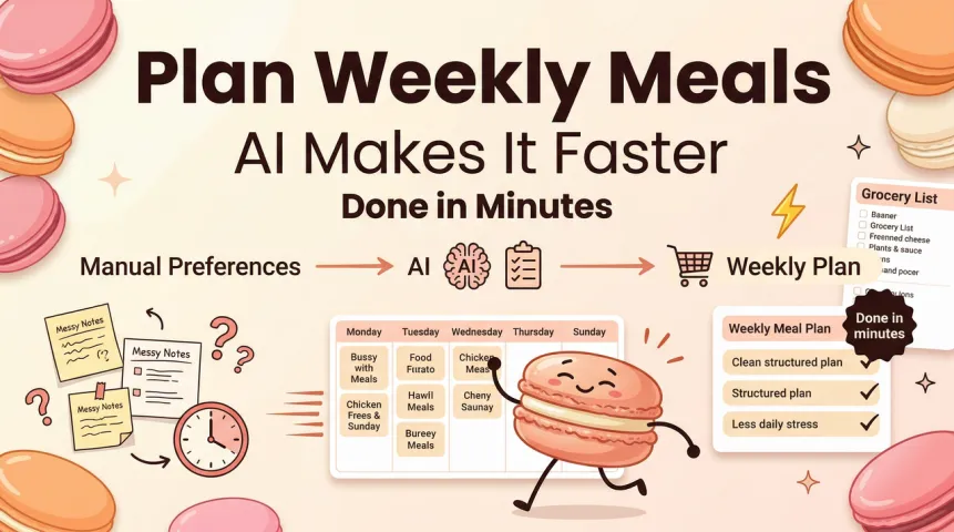How to Plan Meals for the Week (AI Makes It Faster)