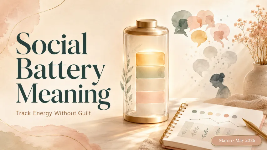 Social Battery Meaning: Track Energy Without Guilt