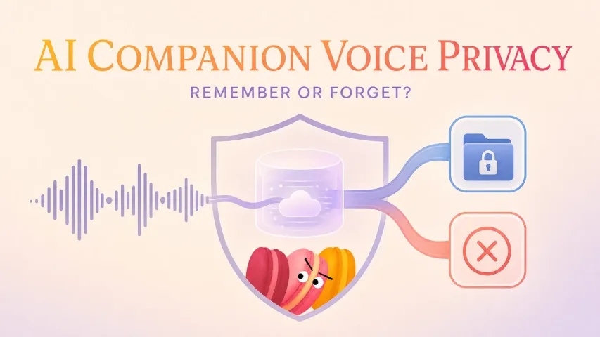 Should an AI Companion Remember Your Voice?
