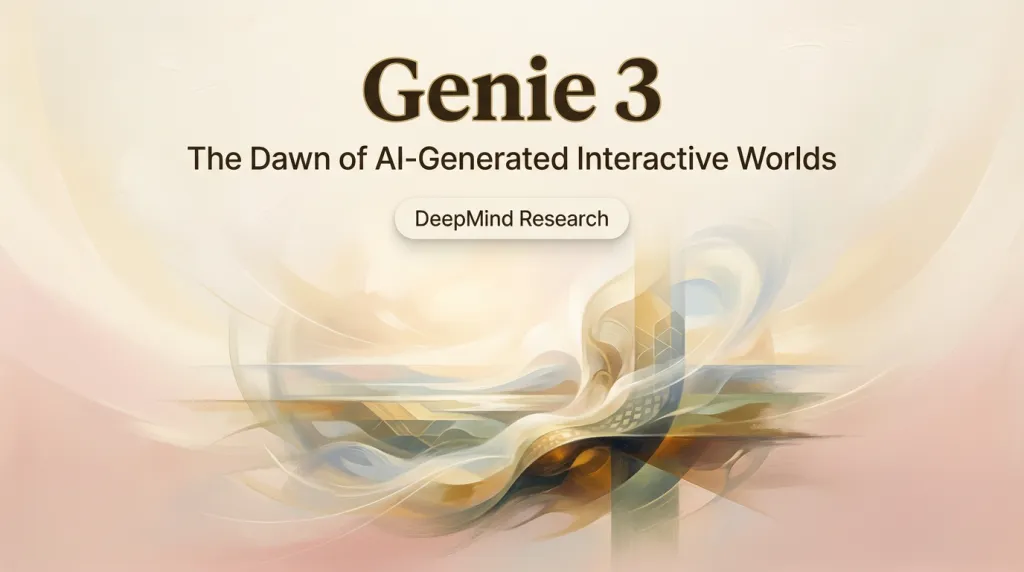 Google's Genie 3: The Dawn of AI-Generated Interactive Worlds