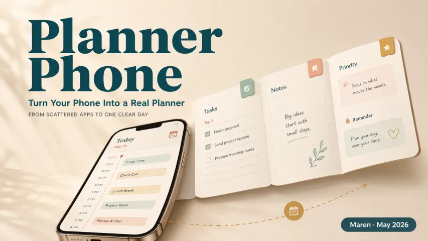 Planner Phone: Turn Your Phone Into a Real Planner