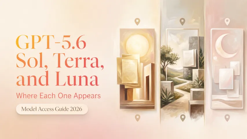 GPT-5.6 Sol, Terra, and Luna: Where Each One Appears