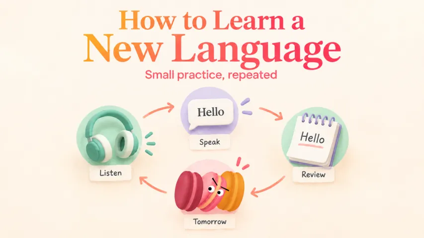 How to Learn a New Language: A Routine That Sticks