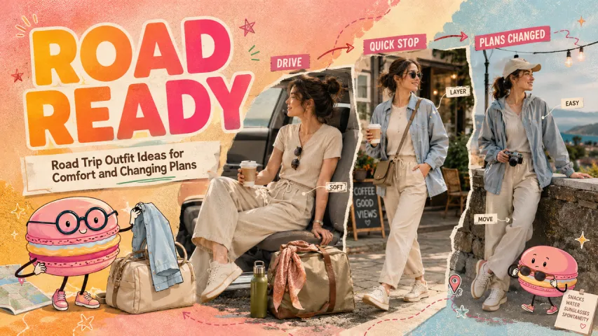 Road Trip Outfit Ideas for Comfort and Changing Plans