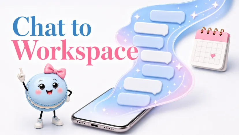 Can a Personal AI Turn a Conversation into a Useful Workspace?