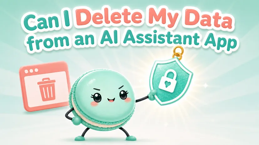 Can I Delete My Data from an AI Assistant App?