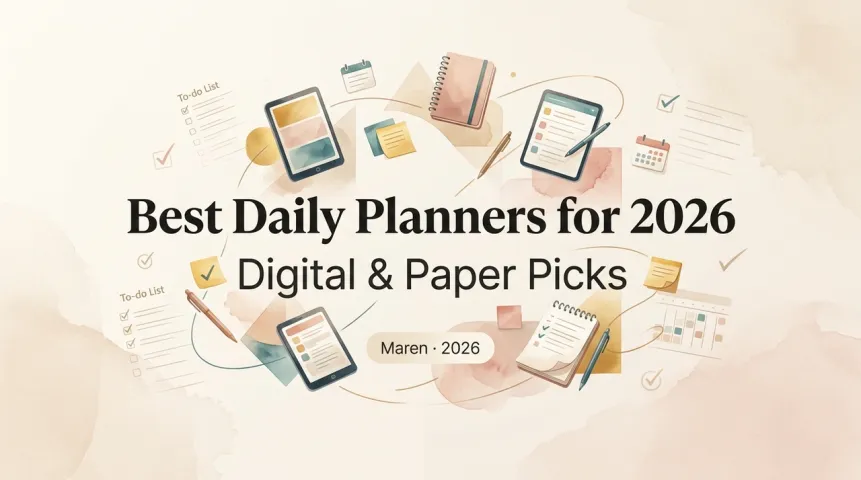 Best Daily Planners for 2026: Digital & Paper Picks