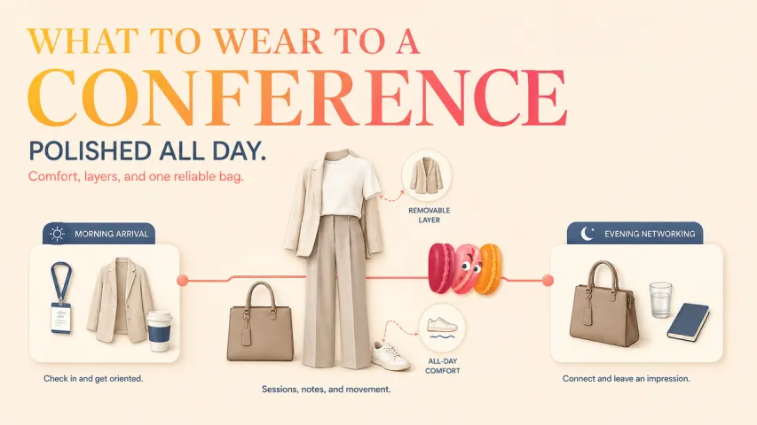 What to Wear to a Conference for Long Professional Days