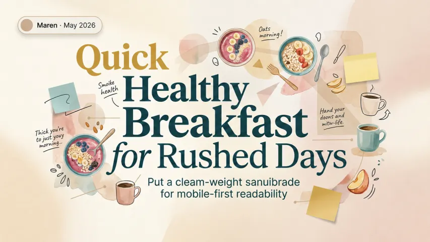 Quick Healthy Breakfast for Rushed Days