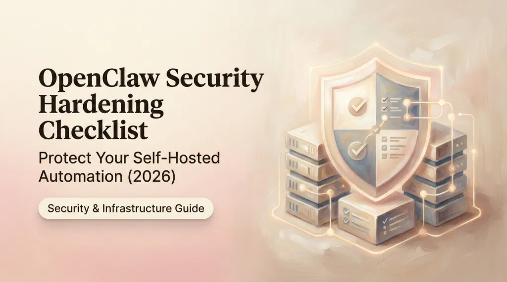 OpenClaw Security Hardening Checklist: Protect Your Self-Hosted Automation (2026)