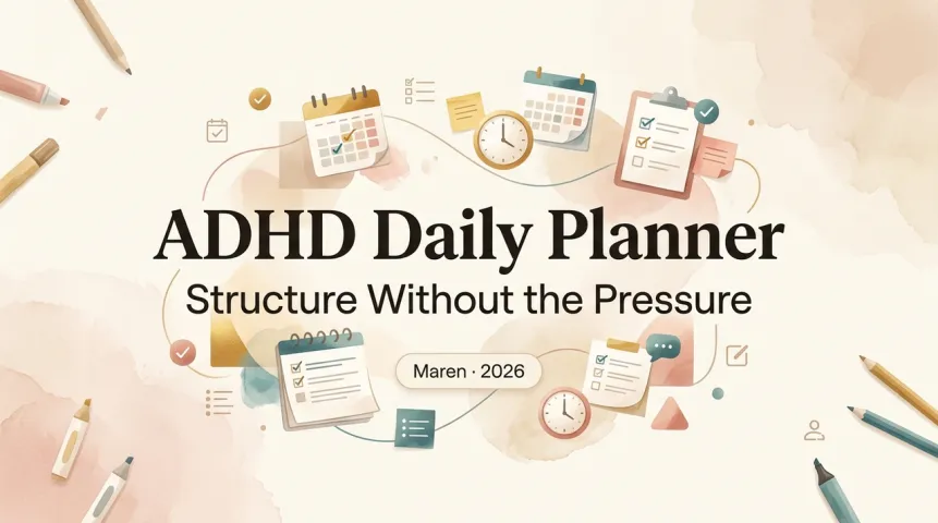 ADHD Daily Planner: Structure Without the Pressure
