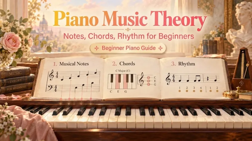 Piano Music Theory for Beginners: Notes, Chords, Rhythm