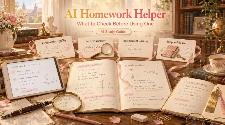 AI Homework Helper: What to Check Before Using One