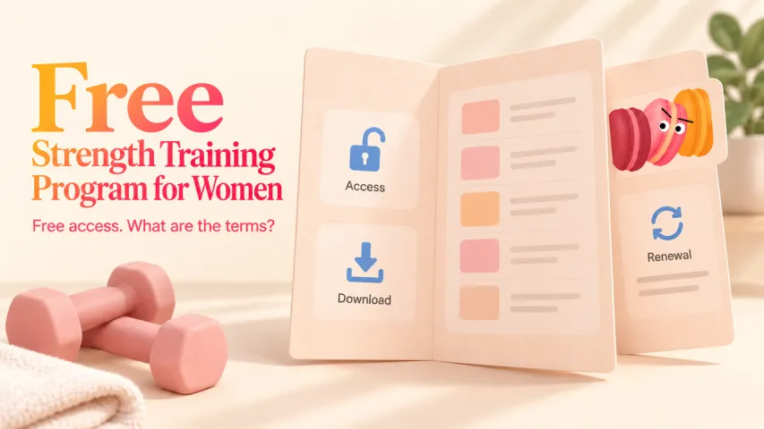 Free Strength Training Program for Women: Check the Terms