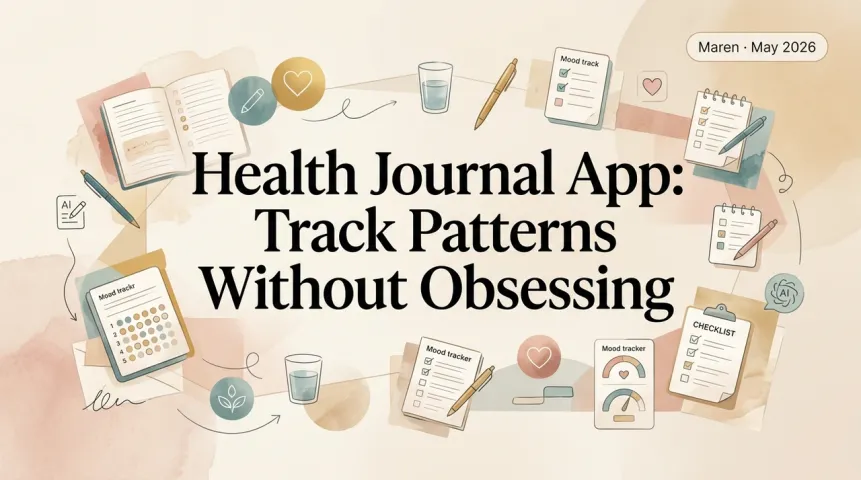 Health Journal App: Track Patterns Without Obsessing