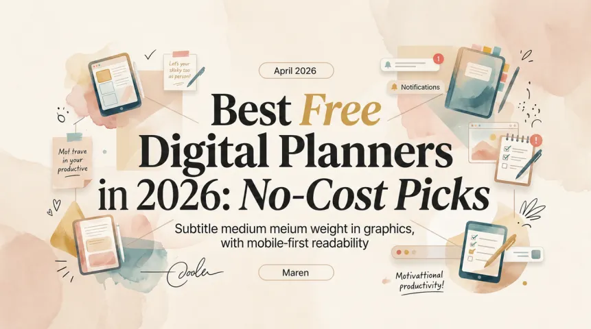 Best Free Digital Planners in 2026: No-Cost Picks